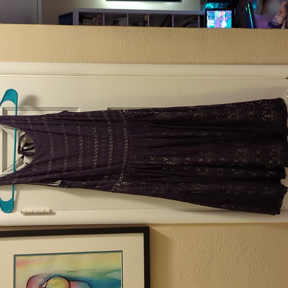 Anthropologie blue dress